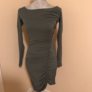 Susana Monaco gray dress S NWT